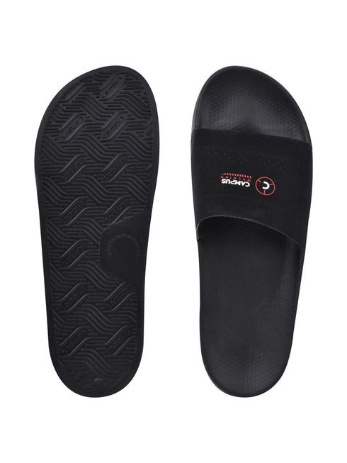 SL-408 Black Men's Slides